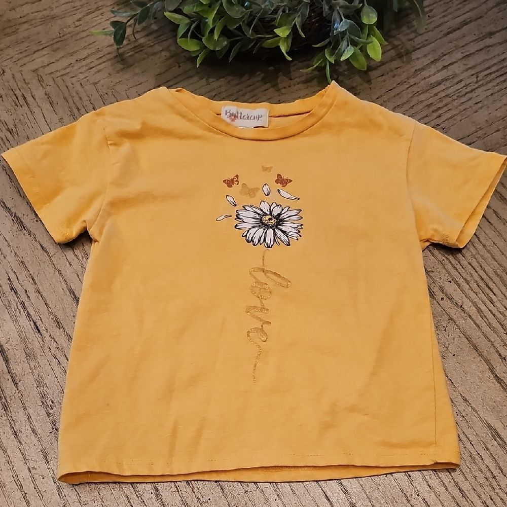 Faith Hope Love Yellow T Shirt Size 7/8